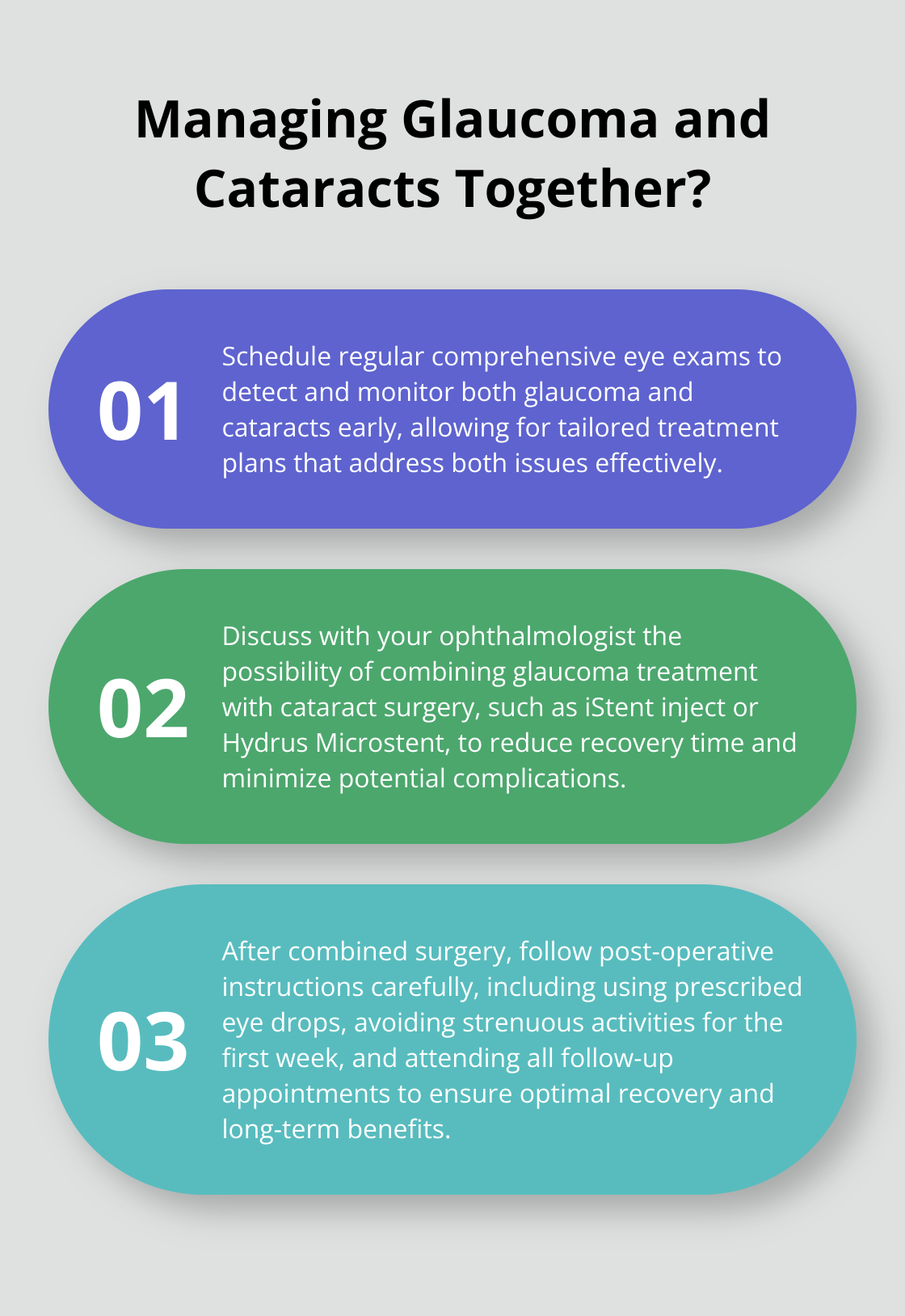 Infographic: Managing Glaucoma and Cataracts Together?